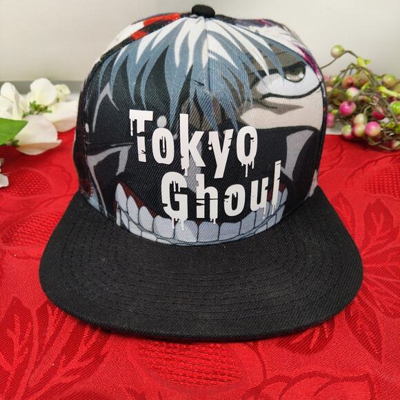 Tokyo Ghoul Black Adjustable Cap Anime Japan Original SnapBack Adult Teen Gift - Picture 1 of 12